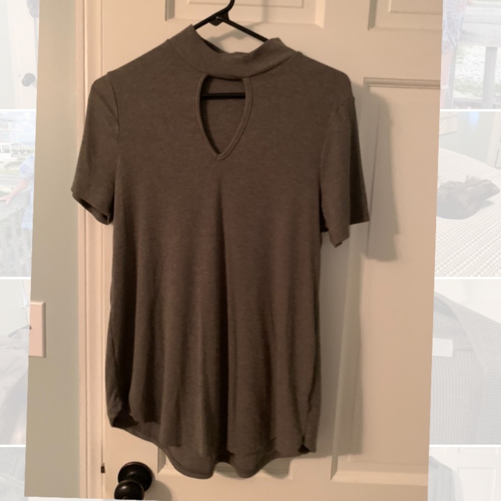 Keyhole M Hunter Green Top